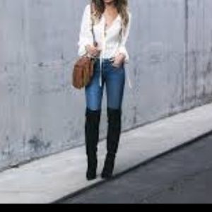 ALDO  FLAT OTK BOOTS